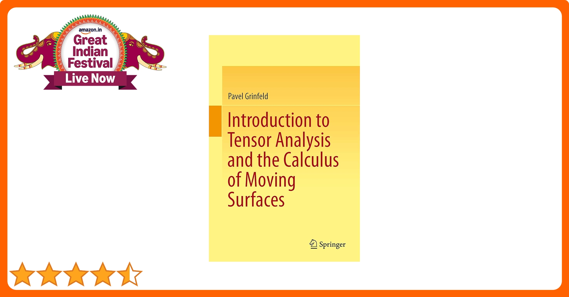 Introduction to Tensor Analysis and the Calculus of Moving Surfaces Grinfeld， Pavel Buy Introduction to Tensor Analysis and the Calculus of